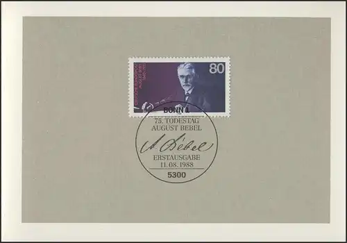 MinKa 25/1988 August Bebel, S &amp; D