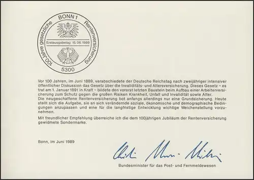 MinKa 21/1989 Assurance pension.