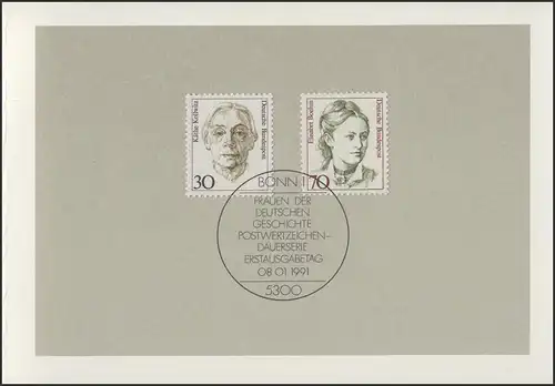 MinKa 01/1991 Femmes de l'histoire: Kollwitz, Boehm