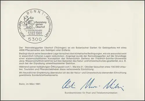 MinKa 13/1991 Natur- und Umweltschutz, Pflanzen