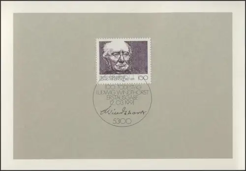 MinKa 14/1991 Ludwig Windthorst, Politiker