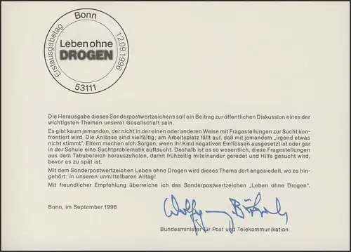 MinKa 34/1996 Gegen Drogenmißbrauch