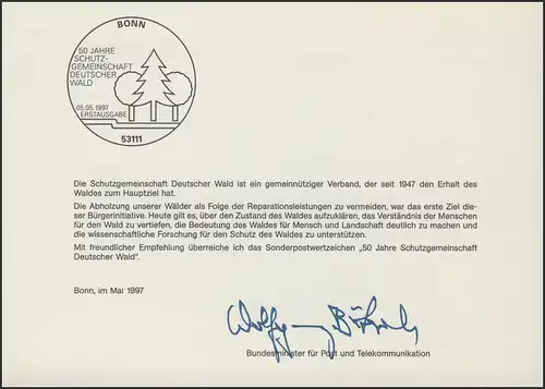 MinKa 17/1997 Block: Schutzgemeinschaft dt. Wald