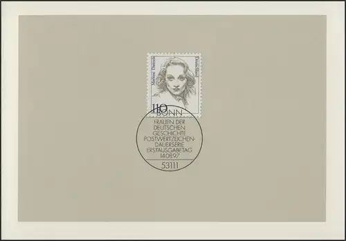 MinKa 28/1997 Femmes: Marlene Dietrich, chanteuse