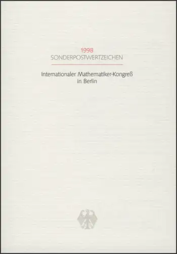 MinKa 25/1998 Mathematikerkongress, Berlin