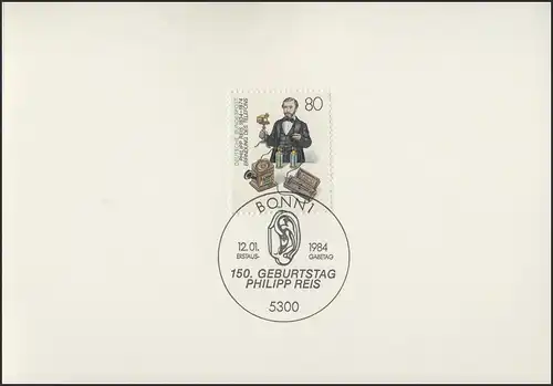 MinKa 02/1984 Philipp Reis, physicien, inventeur Téléphone