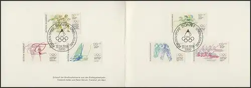 MinKa 07/1984 Sporthilfe: Olympische Sommerspiele