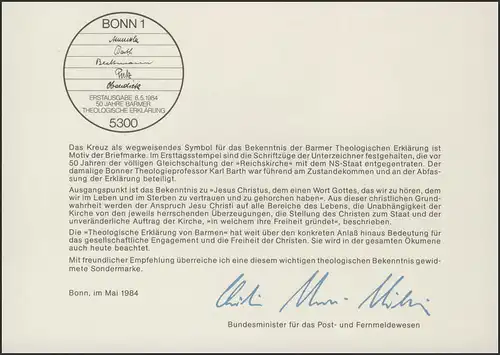 MinKa 12/1984 Barmer L'éducation théologique