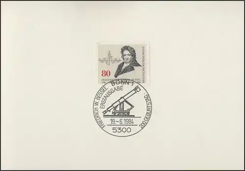 MinKa 15/1984 Friedrich Wilhelm Bessel, Astronom