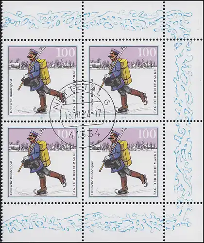1764 Tag der Briefmarke: Rand-Vbl. rechts, zentrischer Vollstempel NETTETAL