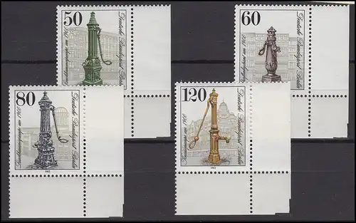 689-692 Pompes routières historiques 1983: ensemble de coins en bas à droite **