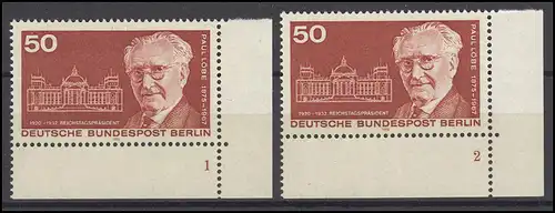 515 Reichstagspräsident Paul Löbe Berlin 1975: 2 Ecken mit FN 1 und FN 2 **