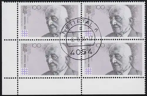 1556 Thadden-Trieglaff: ER-Vbl. unten links, zentrischer Vollstempel NETTETAL