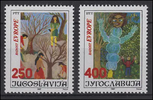 Yougoslavie: rencontre européenne pour les enfants et les adolescents, 2 valeurs