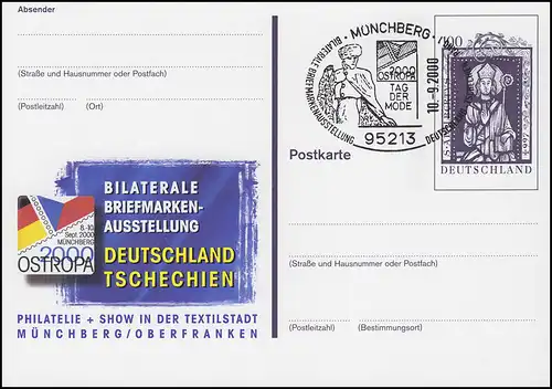 PSo 70 OSTROPA Münchberg, SSt Münchberg Tag der Mode 10.9.2000