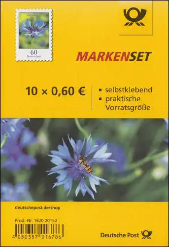 FB 88b fleur de grain, feuille de 10x 3481, -20152, frais de port **