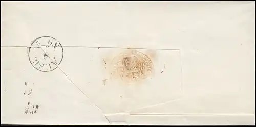 Prusse Lettre de TRIER 3.5.1872 selon Wetteldorf-Schöneckeen ÉDITION 4.5.