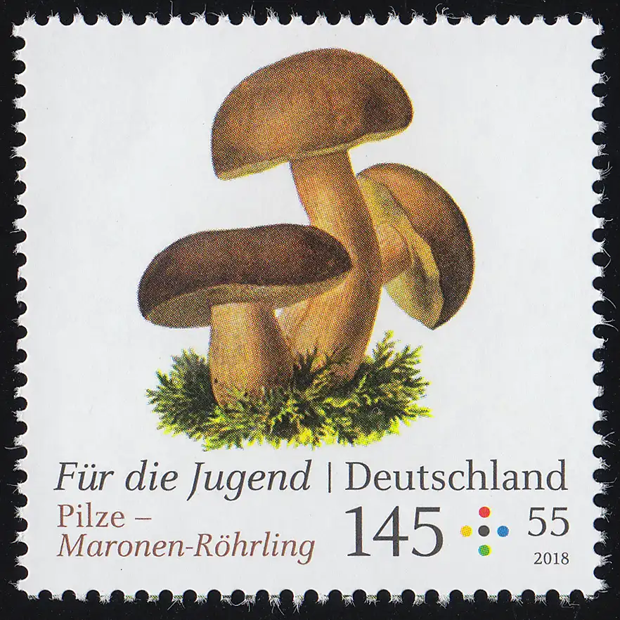 3409 Für die Jugend - Pilze: Maronen-Röhrling 145 Cent, **