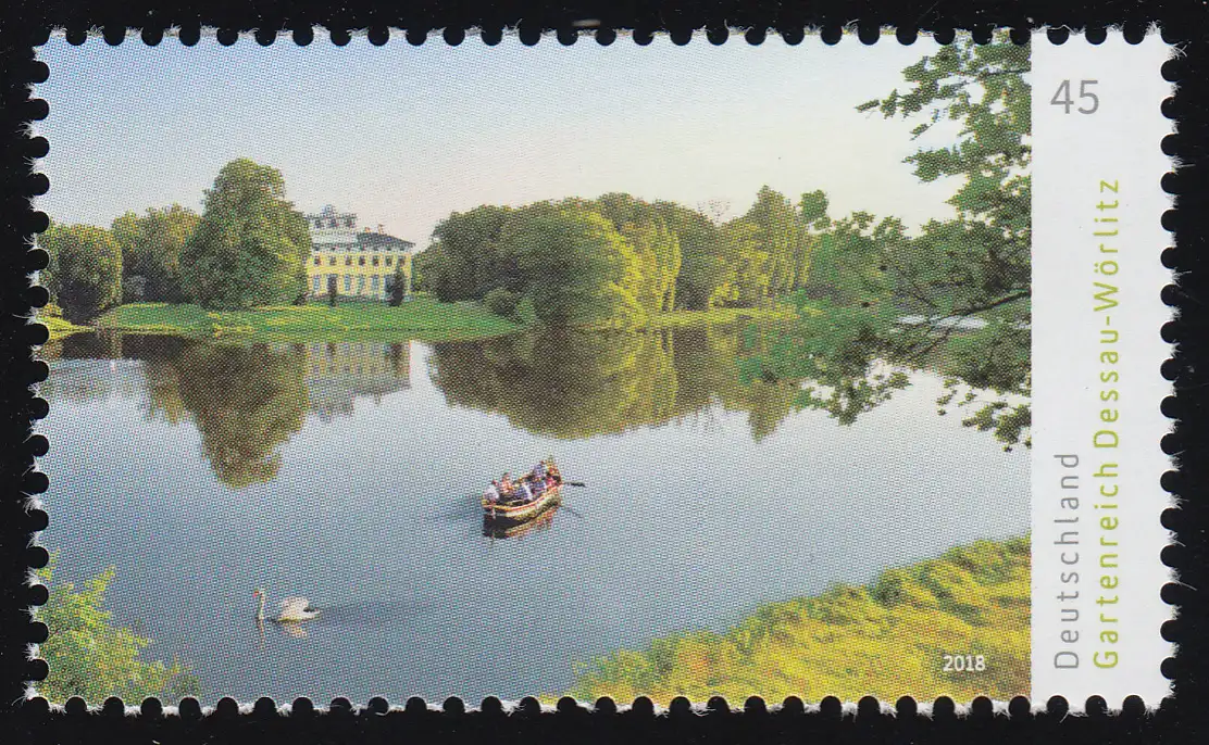 3402 Panorama Gartenreich Dessau-Wörlitz, rechts,  nassklebend, **