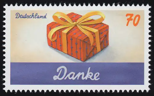 3386 Schreibanlässe Danksagung "Danke", postfrisch **