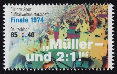 3381 Fußball-WM Müller 85 Cent, postfrisch **