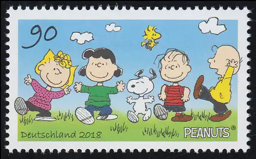3370 Comics 90 Cent Die Peanuts-Rasselbande, postfrisch **