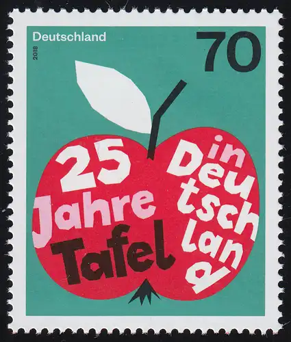 3361 Jahrestag 25 Jahre Tafel in Deutschland, ** 