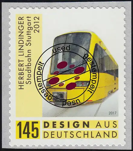 3363 Design aus Deutschland - Stadtbahn Stuttgart, selbstklebend, O