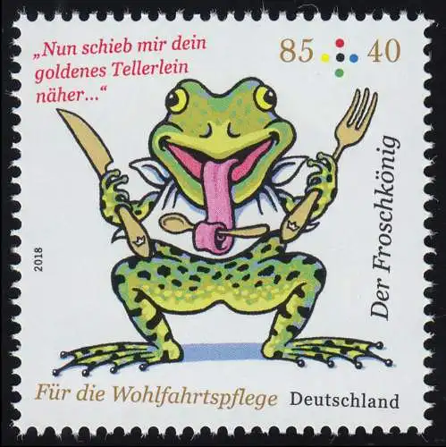 3358 Wofa Grimms Märchen - Der Froschkönig 85 Cent, **