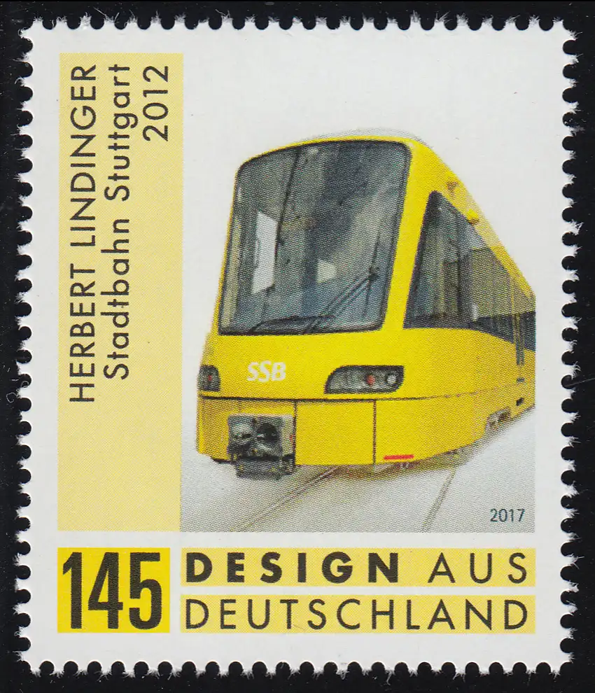 3349 Design de Allemagne Stadtbahn Stuttgart, autocollant, **