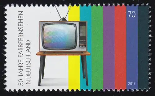 3329 anniversaire 50 ans de télévision couleur, **