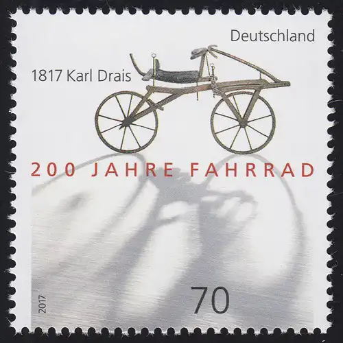 3320 Karl Drais - 200 ans vélo, **