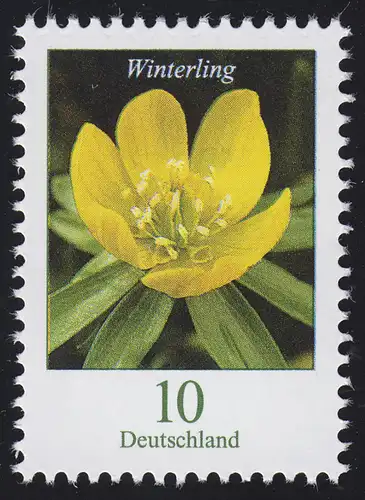 3314 Fleur Winterling 10 cents, collant, **