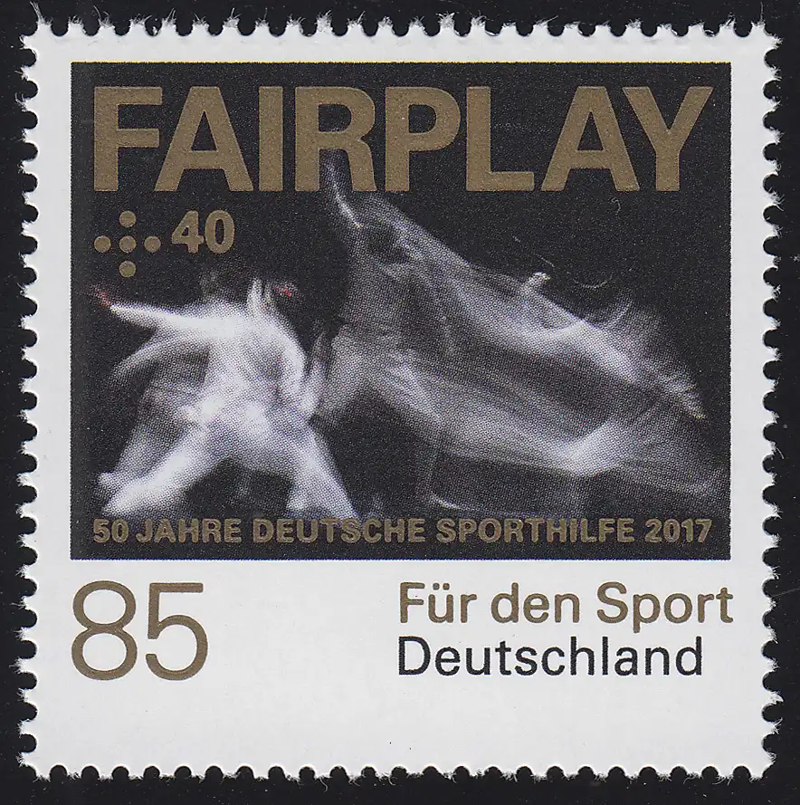 3308 Für den Sport - Fechten / Fairplay, postfrisch **