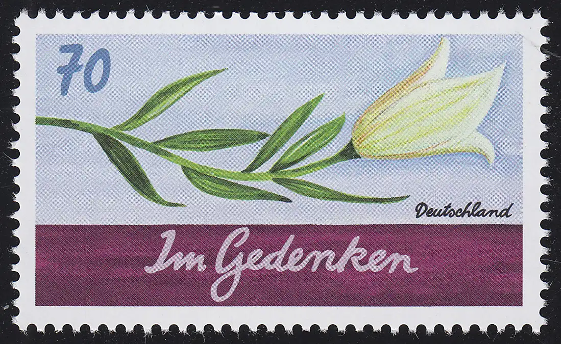 3305 Schreibanlässe Trauer - Im Gedenken, postfrisch **