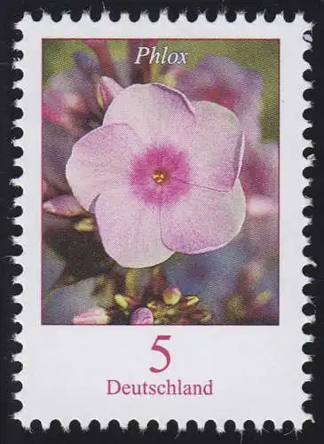 3296 Blume Phlox 5 Cent, nassklebend, **