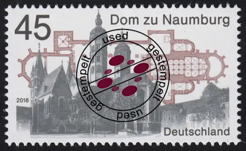 3264 Dom zu Naumburg O gestempelt