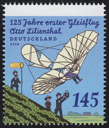 3254 Otto Lilienthal - premier vol de glissement, **