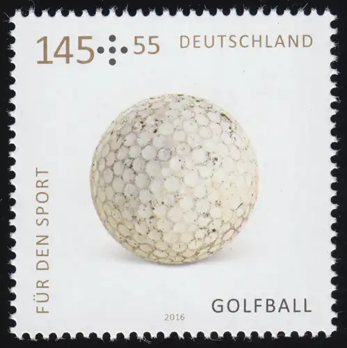 3237 Sporthilfe - Spielbälle: Golfball **