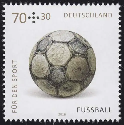 3235 Sporthilfe - Spielbälle: Fußball, postfrisch **