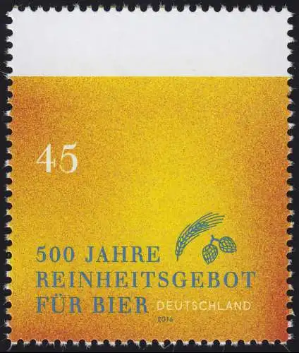3229 500 Jahre Reinheitsgebot für Bier, postfrisch **