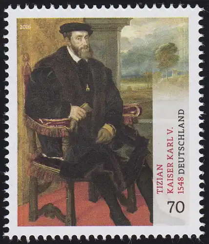 3227 Museumsschätze Tizian: Kaiser Karl V., **