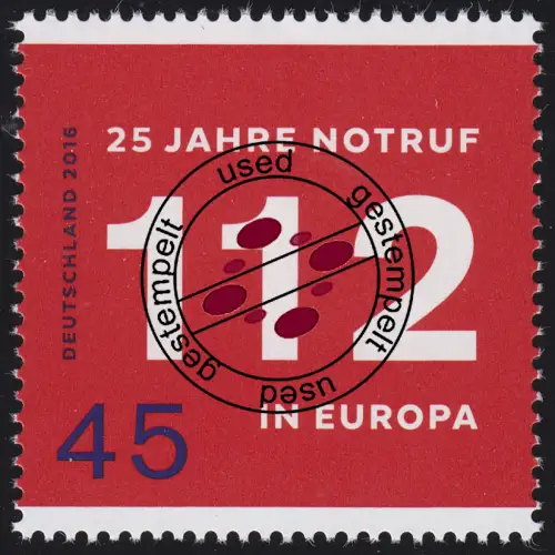 3212 Notrufnummer 112 in Europa O