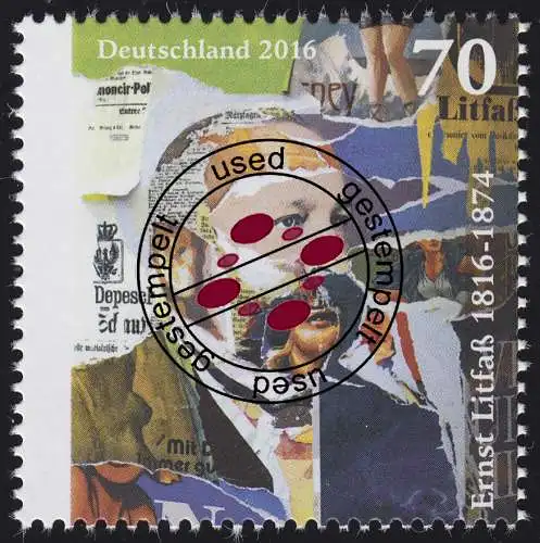 3211 Ernst Litfaß, gestempelt O