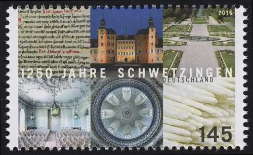 3204 Ville de Schwetzingen, autocollant, **