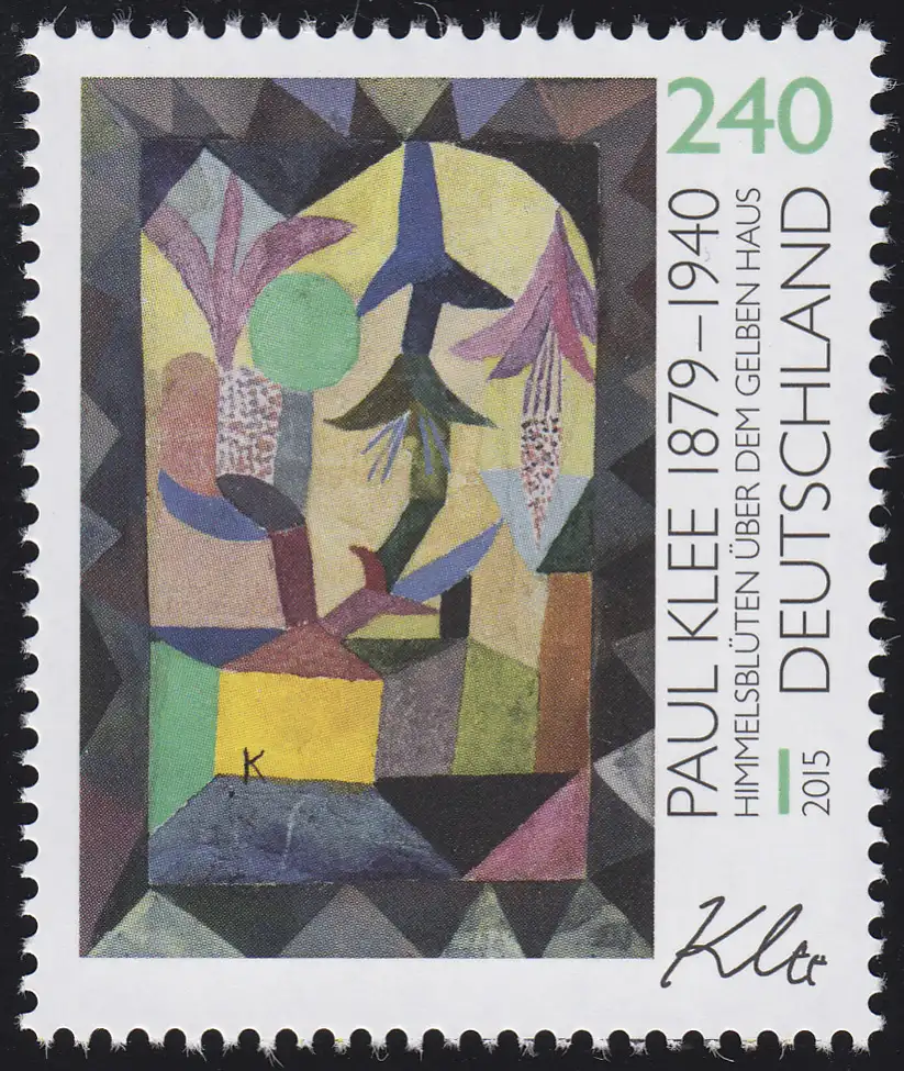 3195 peintre Paul Klee 240 centimes **