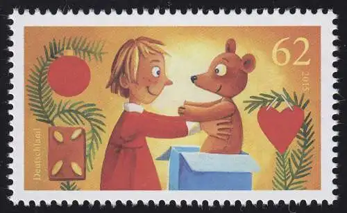 3185 Weihnachten - Freude schenken, nassklebend, postfrisch **