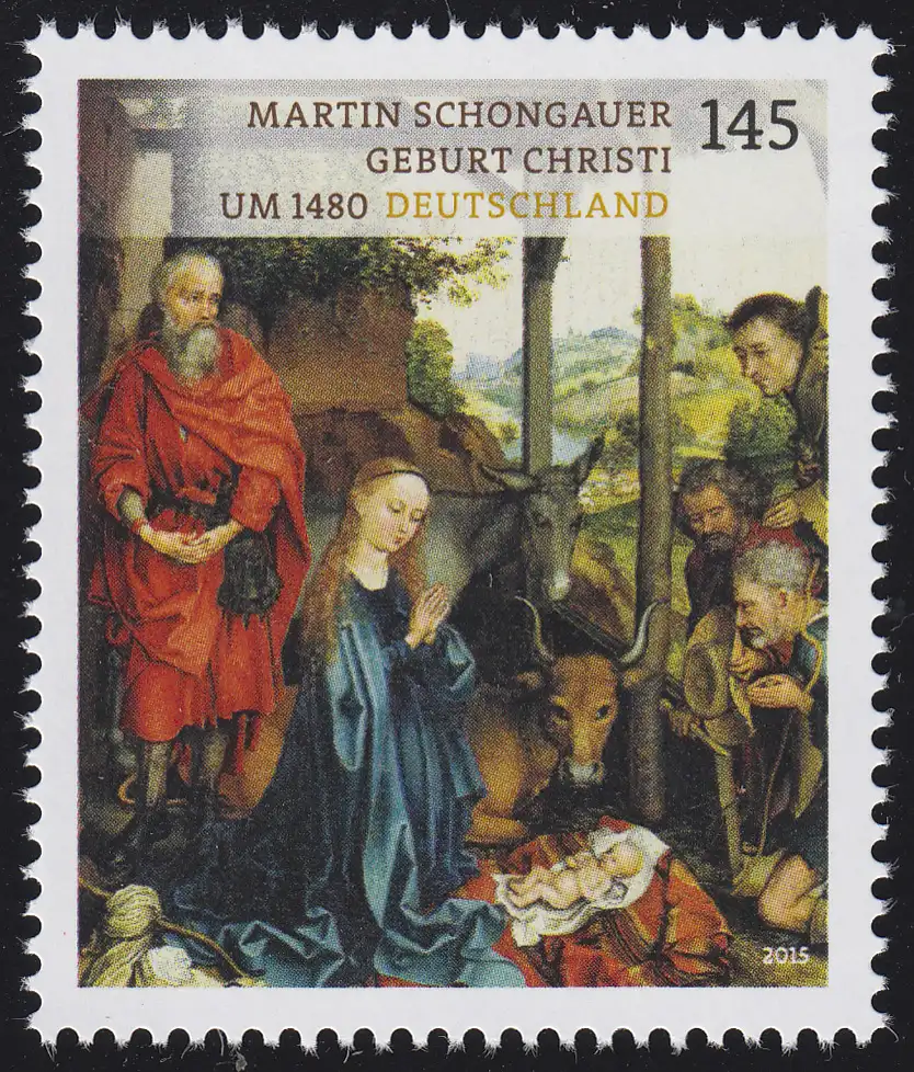 3184 Martin Schongauer – Geburt Christi, postfrisch **