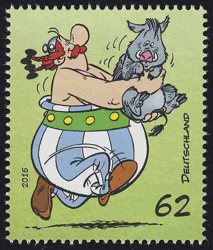 3177 Obelix 62 Cent aus Block 80 Asterix - Dorfalltag **