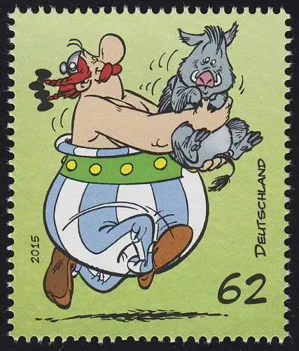 3177 Obélix 62 centimes de bloc 80 Astérix - tous les jours du village **